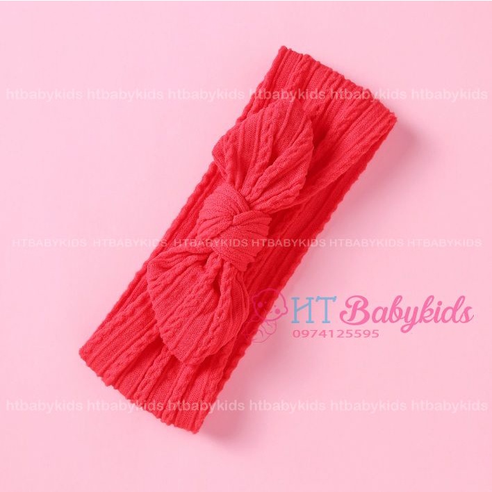 [FLASH SALE ] Băng Đô Len Mềm Tai Thỏ Xinh Xắn Cho Bé Gái