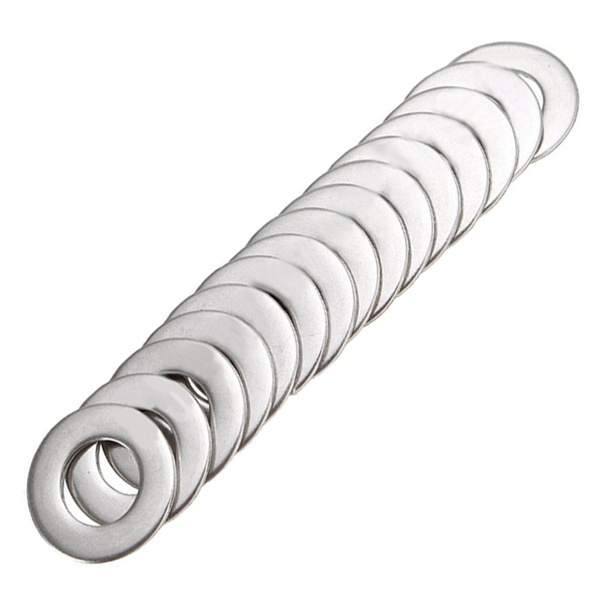 Bộ 105 Vòng Đệm Phẳng Bằng Thép Không Gỉ 304 M3 M4 M5 M6 M8 M10 Dùng Để Sửa Chữa Ốc Ví