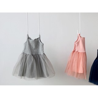 [Minkymom QC] Đầm Dây Thun Tăm Co Dãn Cho Bé Gái (Chuẩn chính hãng Quảng Châu)