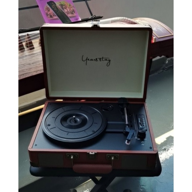 MÁY NGHE NHẠC ĐĨA THAN VINTAGE hình dạng vali