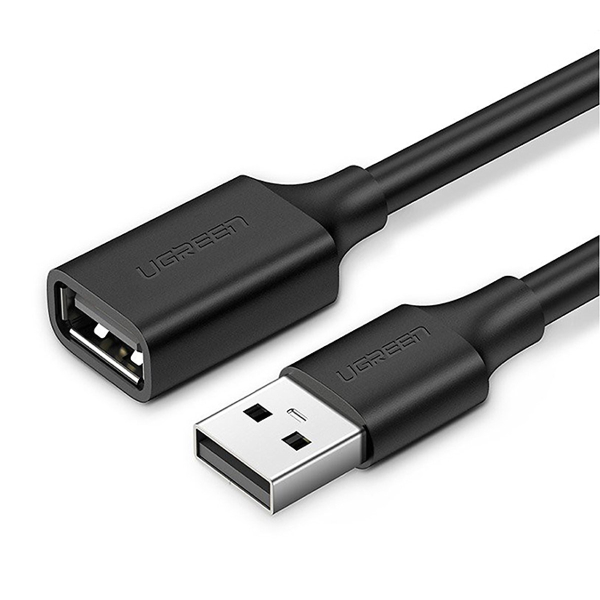 Sale Dây nối dài USB 2.0 (1 đầu đực, 1 đầu cái) dài 2m UGREEN US103 10316 - Hàng Chính Hãng