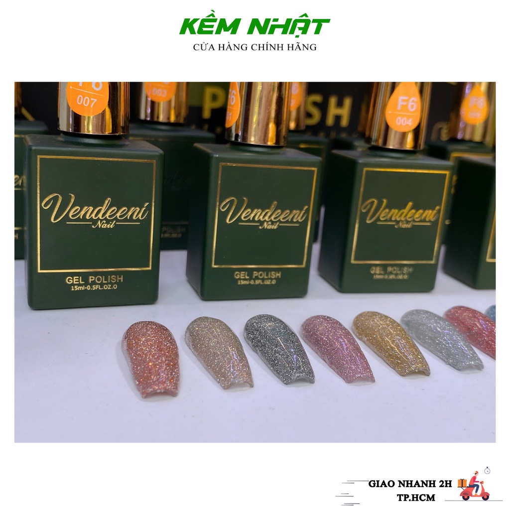Set Sơn Nhũ Flash 9 Chai Siêu Sáng VENDEENI