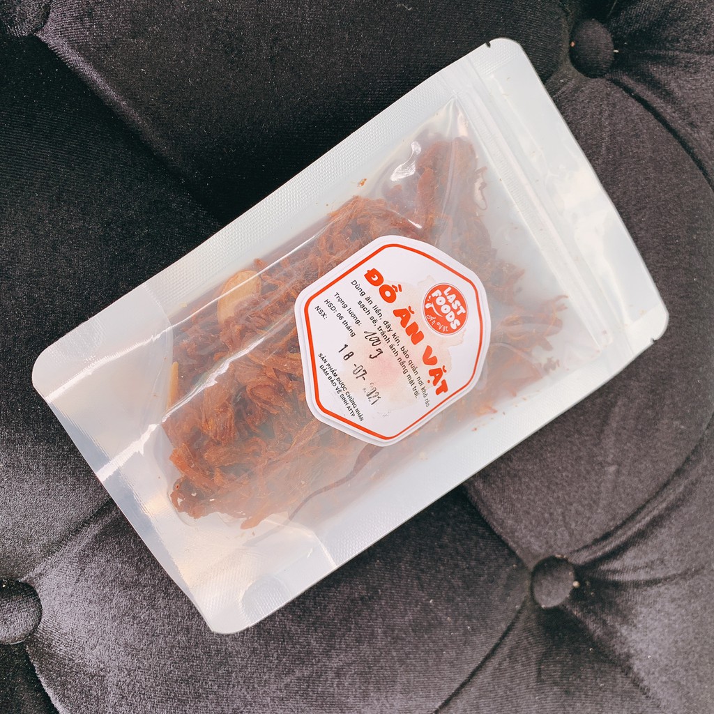 100g khô gà lá chanh, khô heo cháy tỏi túi zip tiện lơi, đồ ăn vặt LASTFOODS Hà Nội ngon giá rẻ | BigBuy360 - bigbuy360.vn