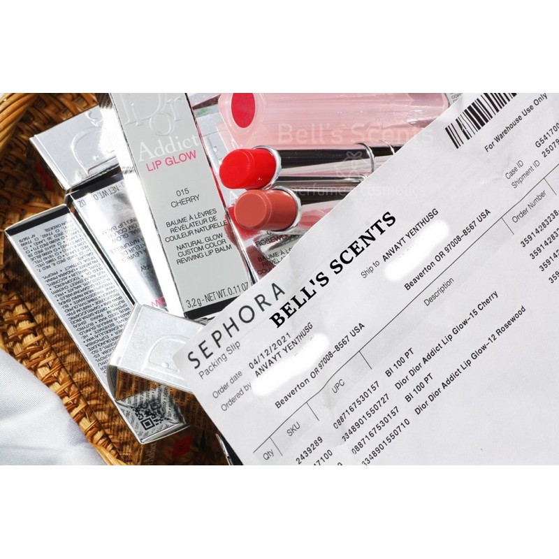 Son dưỡng môi Dior Lip Glow mẫu mới 2021 Bill Sephora | BigBuy360 - bigbuy360.vn