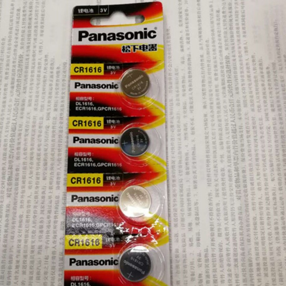 Pin nut  Panasonic CR1220 CR1616 3V Lithium chính hãng - Vỉ 1 viên