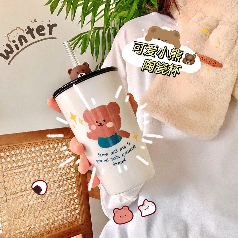 ly sứ có ống hút