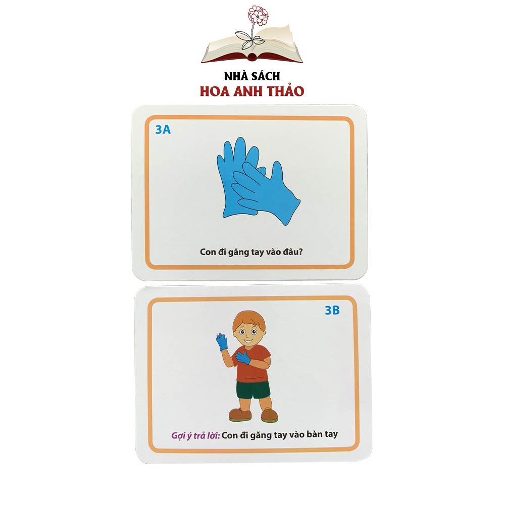 Bộ thẻ Flashcard 300 câu hỏi - trả lời Việt Hà giúp trẻ phát triển ngôn ngữ và giao tiếp