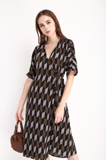 Maxi wrap dress