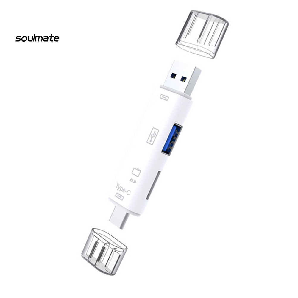 Đầu Đọc Thẻ Nhớ 5 Trong 1 Usb 3.0 Type-C Micro Usb | BigBuy360 - bigbuy360.vn