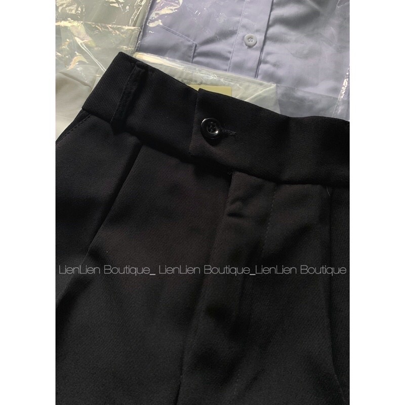 Quần Tây Baggy có dây đai lưng siêu cao hách dáng mã 099