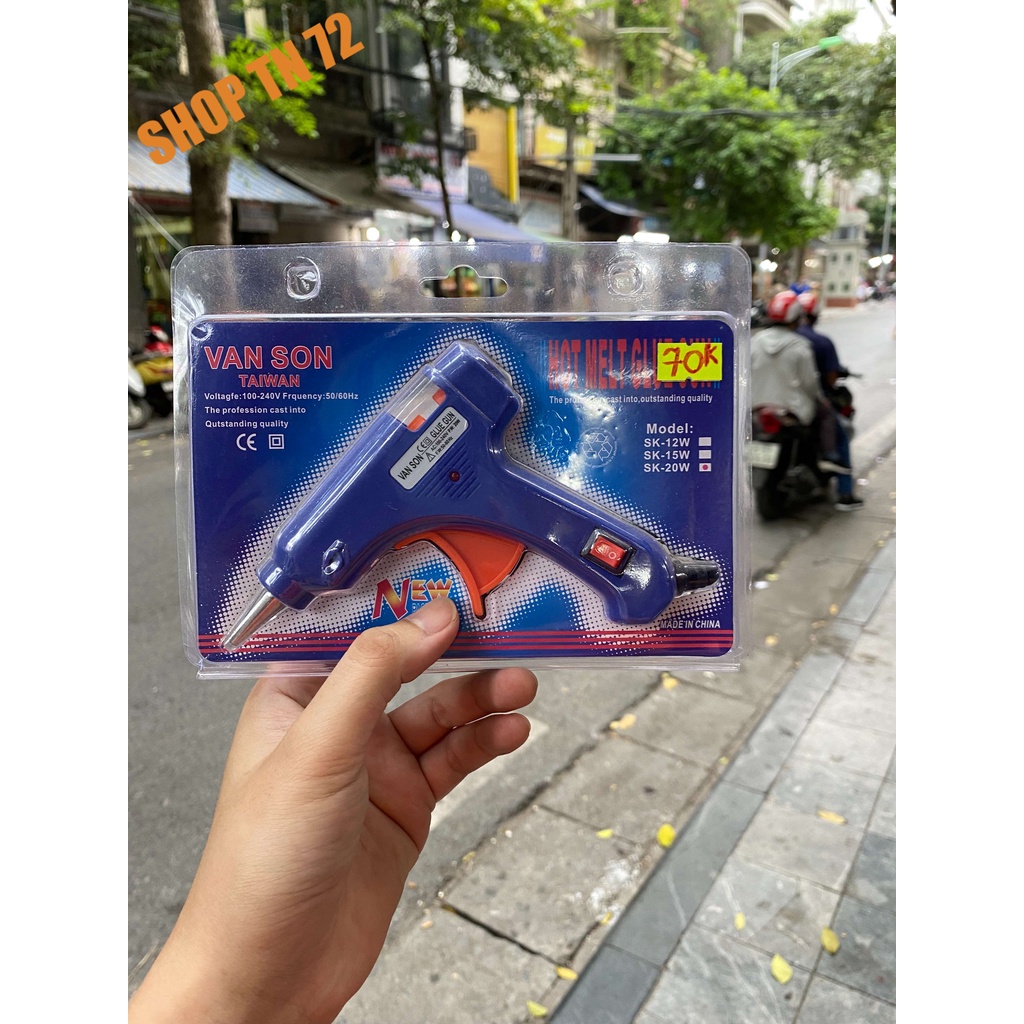Súng Bắn Keo Nến Silicon 15cm/ 25cm tặng kèm 10 Cây Keo - Sửa Chữa Đồ Nhựa, Gỗ, Làm Đồ Hand Made