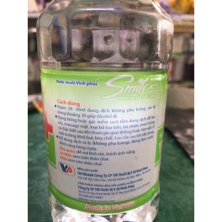 nước muối sinh lý VĨNH PHÚC 0.9%