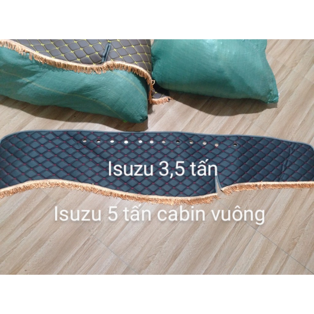 Thảm táp lô ISUZU các loại tải trọng chất liệu da 5d, 6d