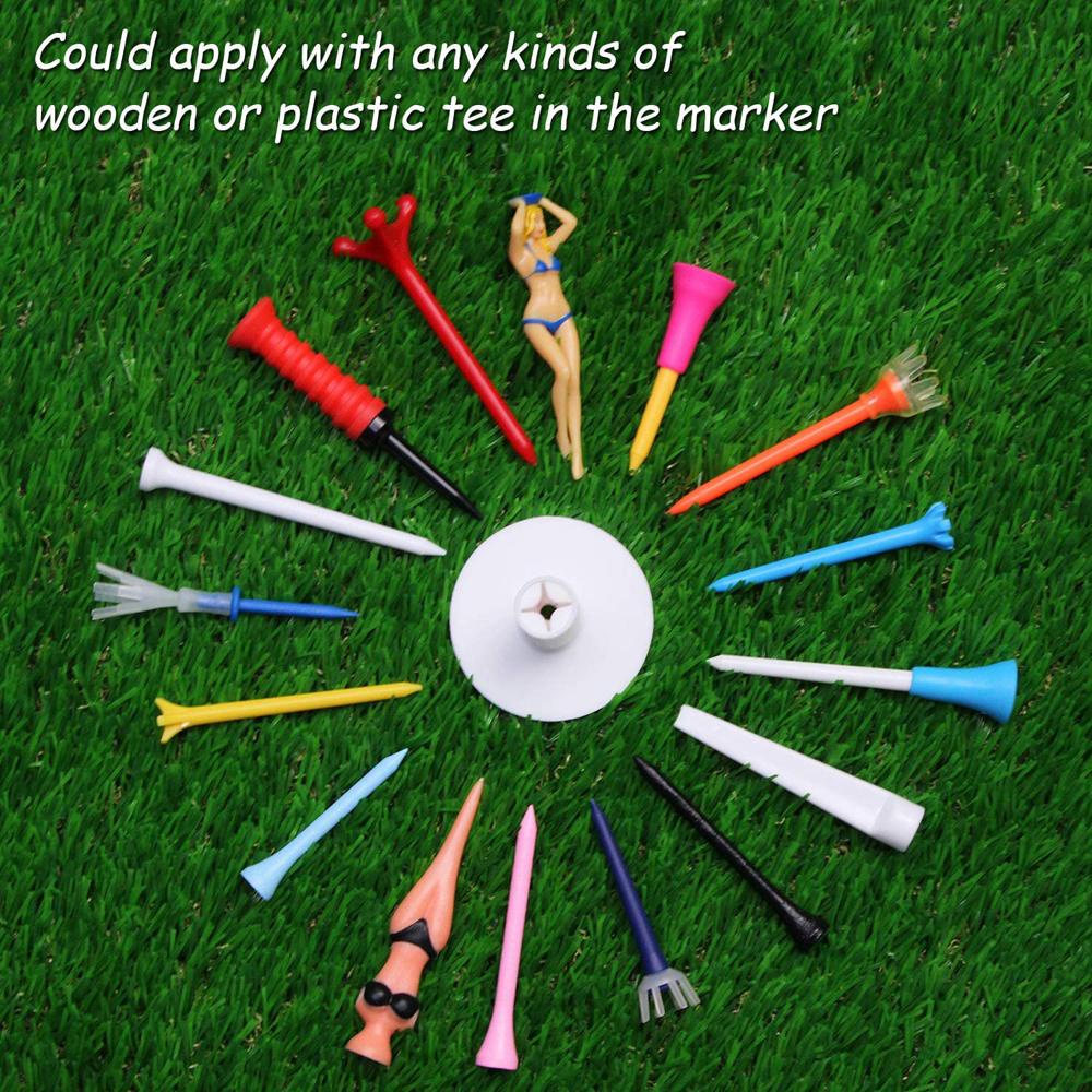 Giá Đỡ Bóng Golf Bằng Cao Su Màu Trắng Dùng Luyện Tập Trong Nhà