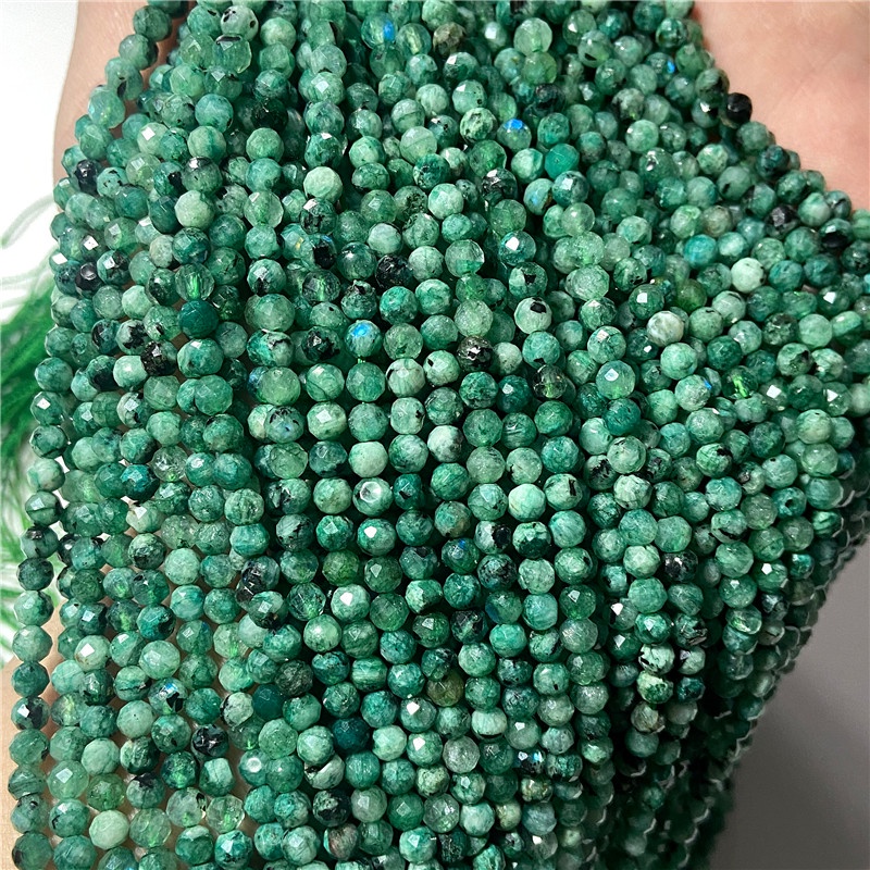 DIY Imitation Faceted Round Beads for Making Accessories 4MM