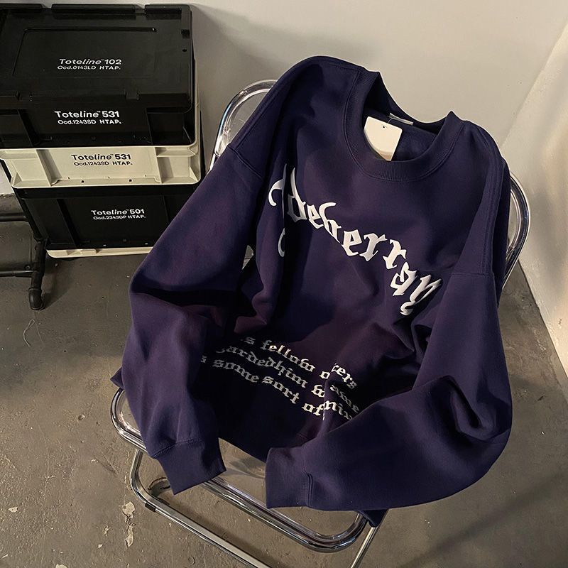 Áo Sweater Mỏng Dáng Rộng Phong Cách Hip Hop Đường Phố Mỹ Cá Tính Cho Nam Nữ