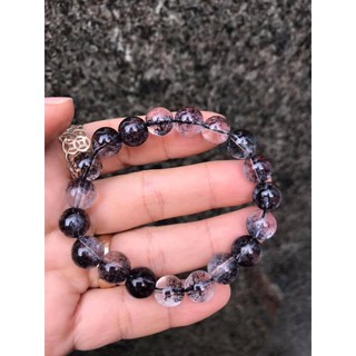 Vòng tay màu ưu linh đen 10li