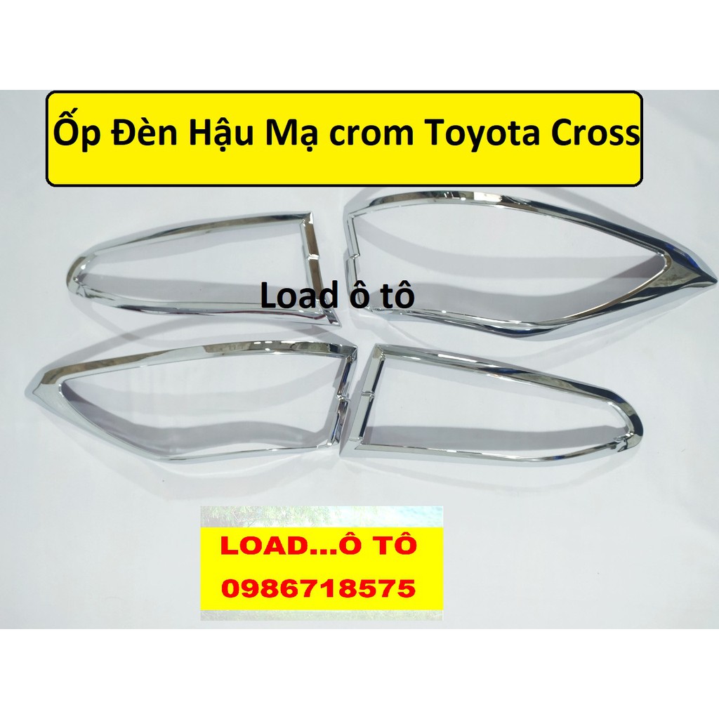 Ốp Viền Đèn Pha Và Hậu Toyota Cross 2022-2020 Mạ Crom cao Cấp
