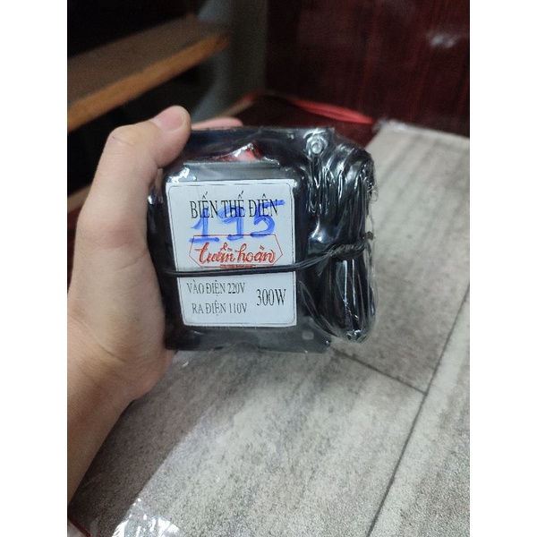 Biến thế 200w300w500w mini nhỏ gọn biến áp chuyển nguồn điện - bộ chuyển nguồn 220v ra 110v hoặc 100v