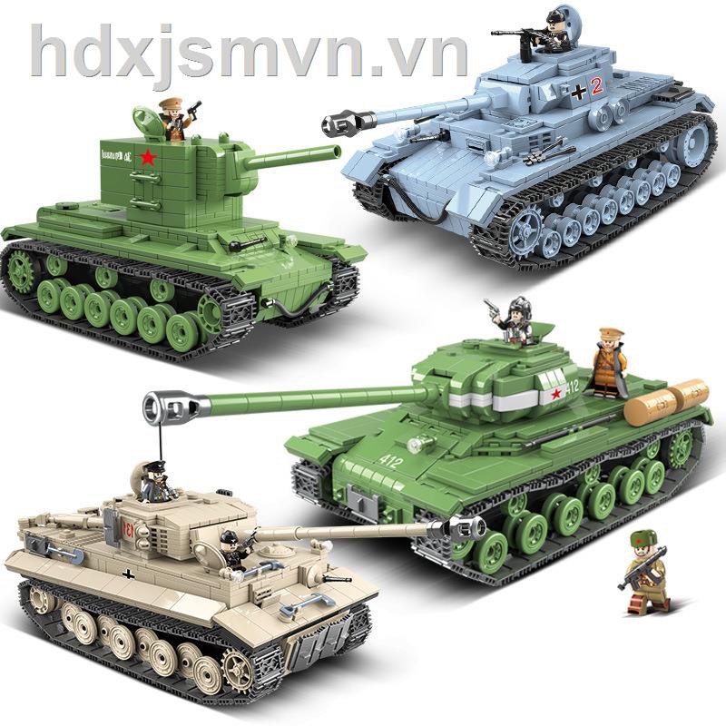 ❒❀┋Lego series caterpillar China 99 world war ii German Soviet tanks assembled boys toys small particles