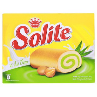 BÁNH BÔNG LAN CUỘN KEM SOLITE HỘP 288G