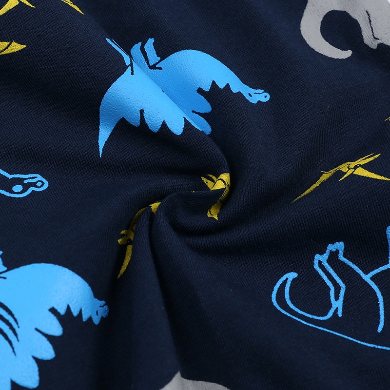 Bộ Đồ Ngủ Liền MANVIN BABY Thân Tay Ngắn Có Khóa Kéo In Họa Tiết Hoạt Hình Thời Trang Mùa Hè Cho Bé Sơ Sinh