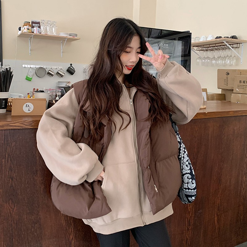 Áo khoác phao gile ấm áp