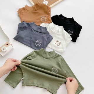 Set 5 áo phông cổ 3 phân dành cho bé