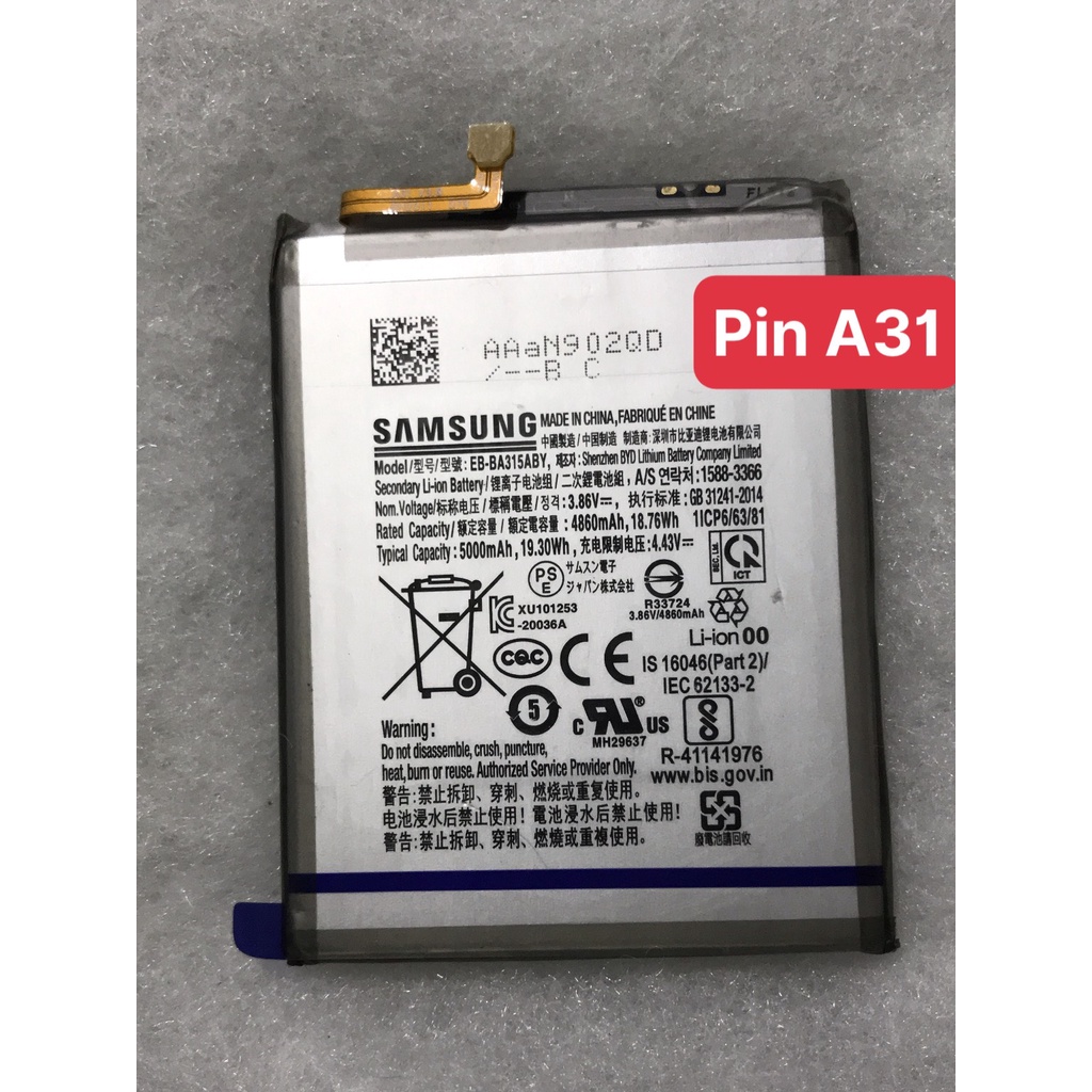 Pin Samsung A22 / A32 / A31 / EB-BA315ABY zin new Chính Hãng