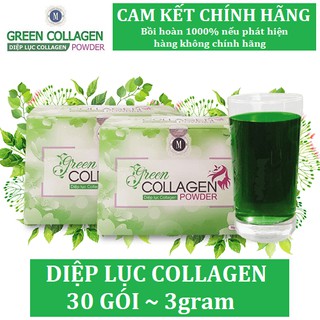 bột Diệp lục collagen đẹp da chính hãng