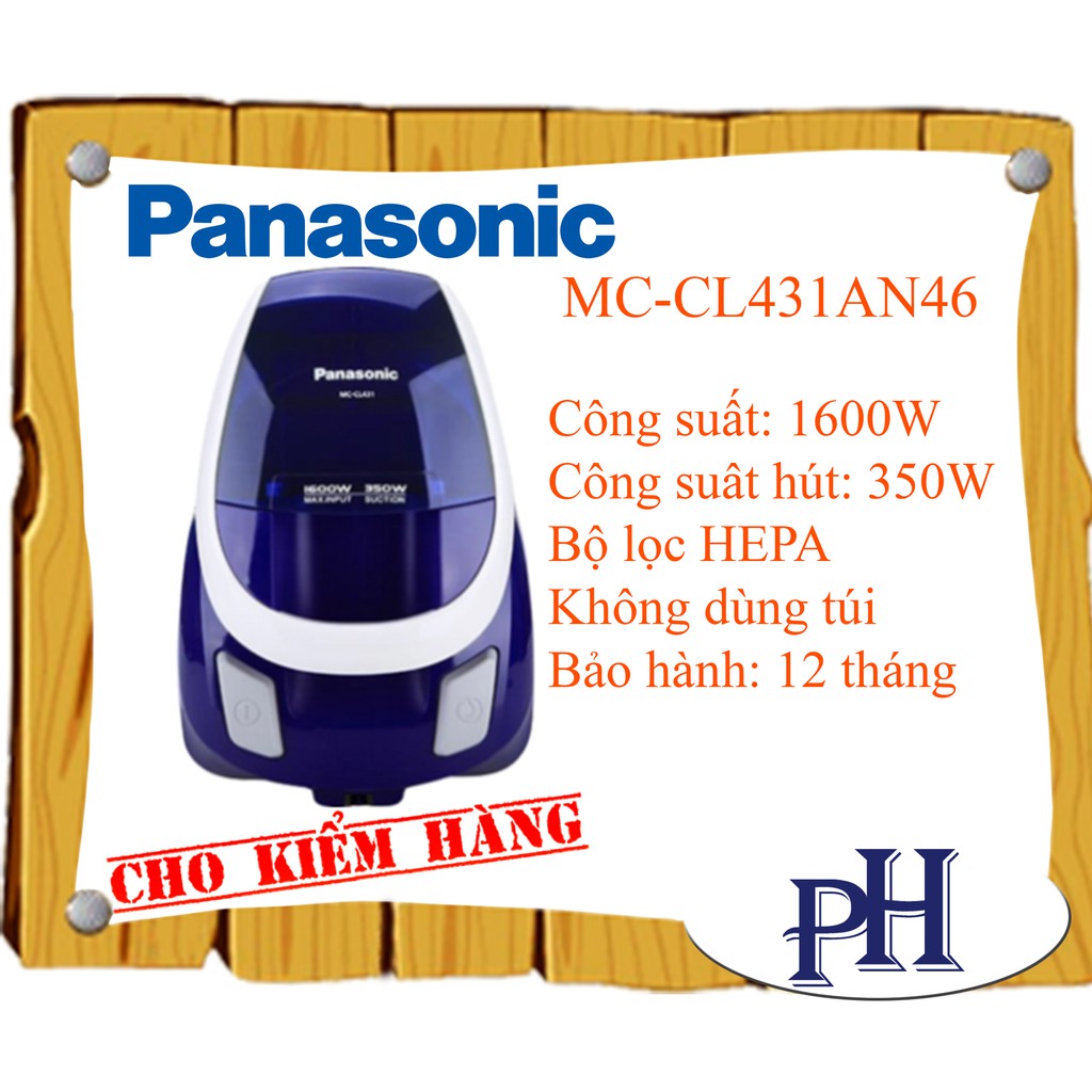 MÁY HÚT BỤI PANASONIC MC-CL431AN46
