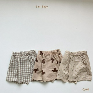 Quần đùi chất cotton mềm mát cho bé nhiều họa tiết QH04