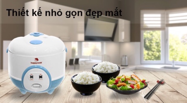 [Mã ELHADEV giảm 4% đơn 300K] ❤️Nồi Cơm Điện Happycook 0,6l Chính Hãng BH Toàn Quốc