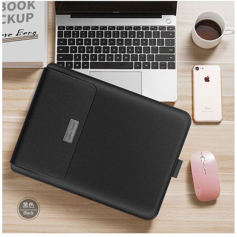 Túi Da PU Đựng Macbook, Laptop Kiêm Kê Tản Nhiệt Hãng Sleeve Cao Cấp - Đủ Size 11 inch - 17 inch.