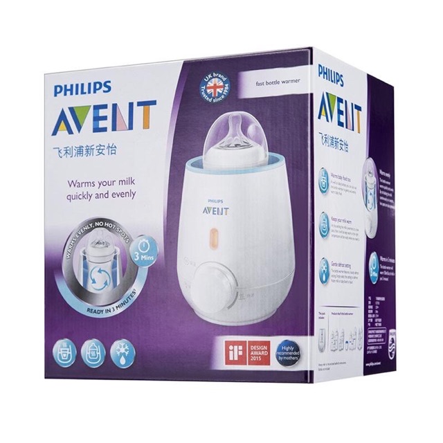 [BH 12 Tháng + FREESHIP] Máy Hâm Sữa Philips AVENT 3in1