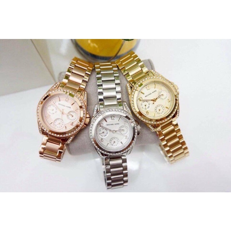 Đồng hồ nữ Michael Kors chronograph Mk5612, MK5613, MK5639