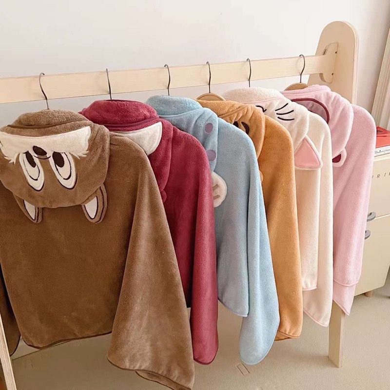 Áo choàng cho bé IGUN BEDDING chất liệu mềm mịn không gây kích ứng da