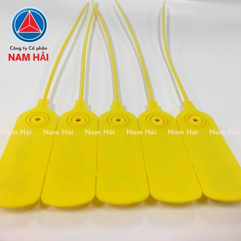 SIÊU ƯU ĐÃI combo 50 cái Seal khóa niêm phong kẹp chì dây rút nhựa hãm thép 30cm