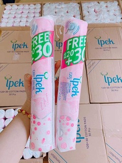BÔNG TẨY TRANG IPEK 150 MIẾNG