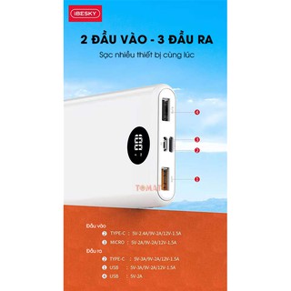 Pin dự phòng iBESKY PS702 10000mAh