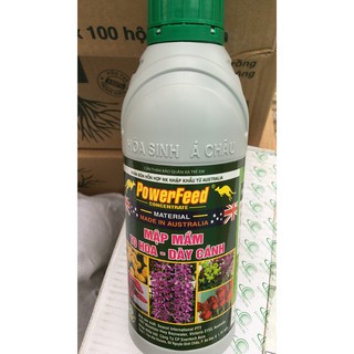 Phân bón lá PowerFeed LỌ 1 LÍT Phân cá Úc siêu đẻ nhánh, KHÔNG HÔI