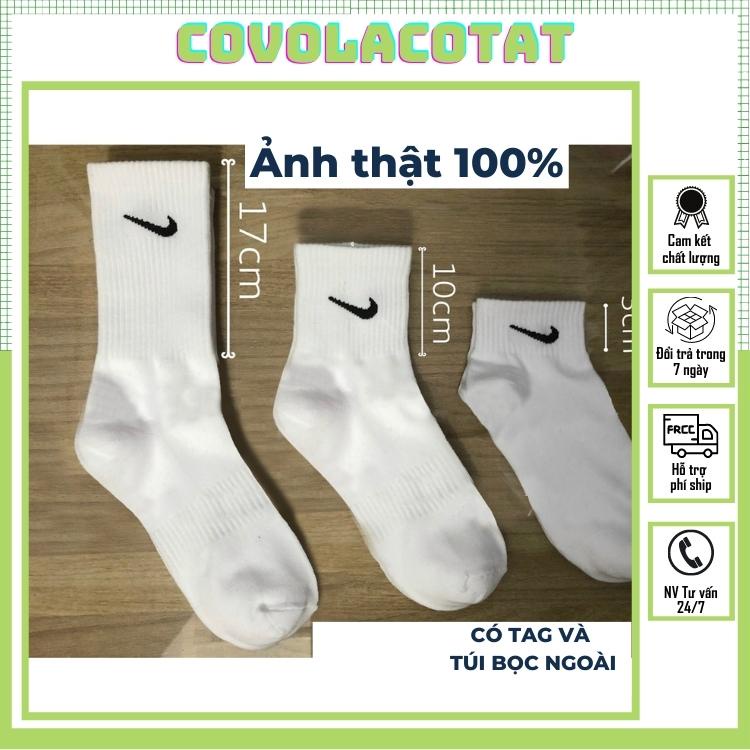 Loại đẹp  Tất nike nam nữ cổ cao thể thao, tất cao cổ cao cấp