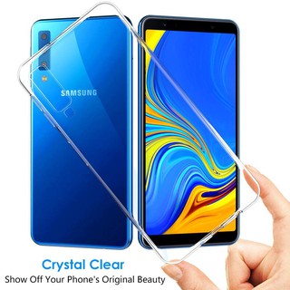Ốp lưng điện thoại siêu mỏng trong suốt Samsung A7 2018 A9 2018