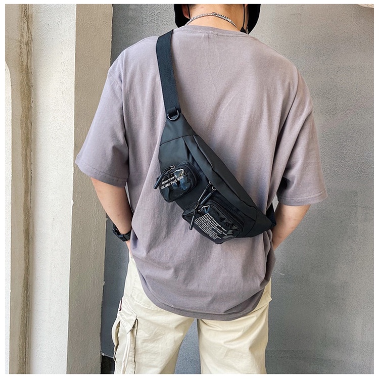Túi đeo chéo unisex túi đeo hông trước ngực đựng điện thoại ipad phong cách trẻ trung thởi trang WADA Official