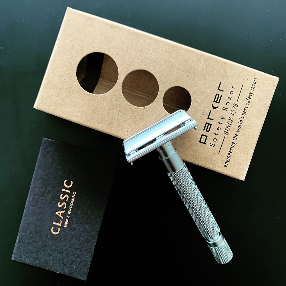 Dao Cạo Râu Parker 74R Safety Razor - Satin Chrome