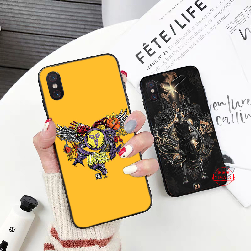 Ốp điện thoại mềm in hình Kobe & Gigi 70A cho Huawei P20 P30 Lite P40 Pro Max Mate 30