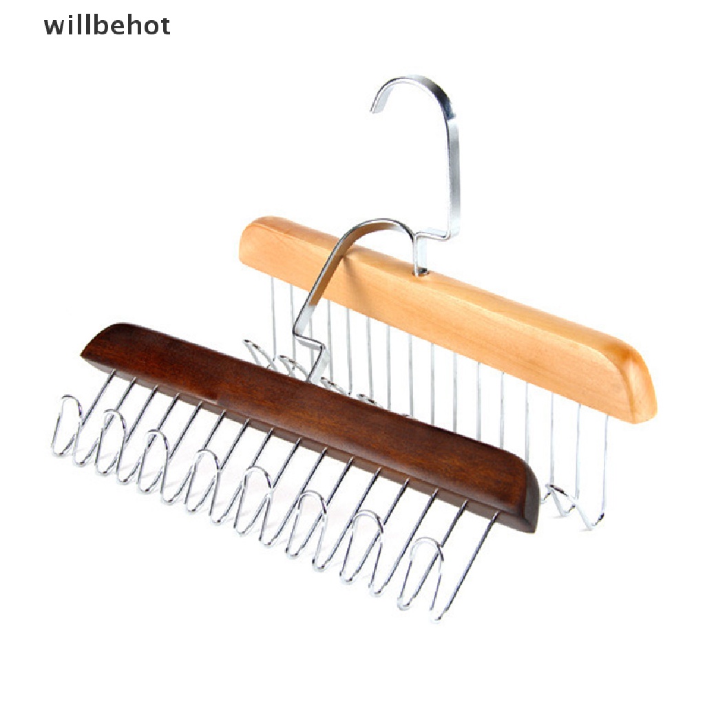 Móc treo thắt lưng bằng gỗ đa năng 12 / 24 inch