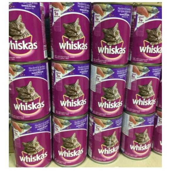 Combo 12 lon pate whiskas 400g