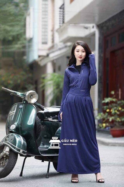 Áo chống nắng thông hơi nữ (kèm quây free sz từ 43-60kg)