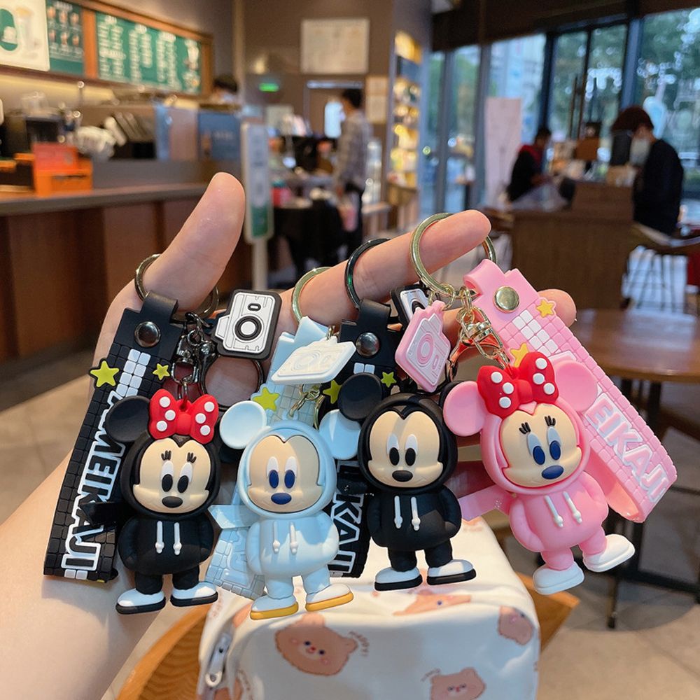 Móc khóa hình chuột Mickey Minnie dễ thương dành cho cặp đôi